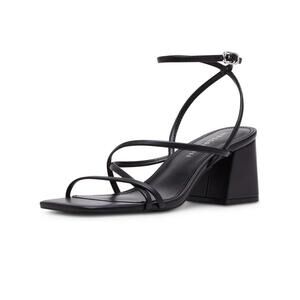 Madden Girl Women's Jazzy Heeled Sandal 6 M, Black‎